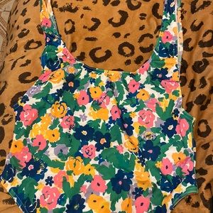 NWT COLLUSION Recycled high thigh swimsuit